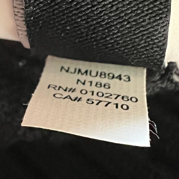 Kate Spade Off The Shoulder Sweater Top Cropped Large Fits Smaller Black Ribbed - Picture 12 of 13